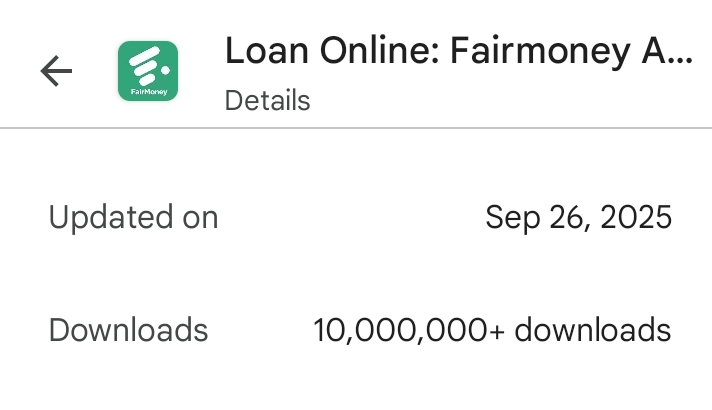 Most downloaded loan app - FairMoney
